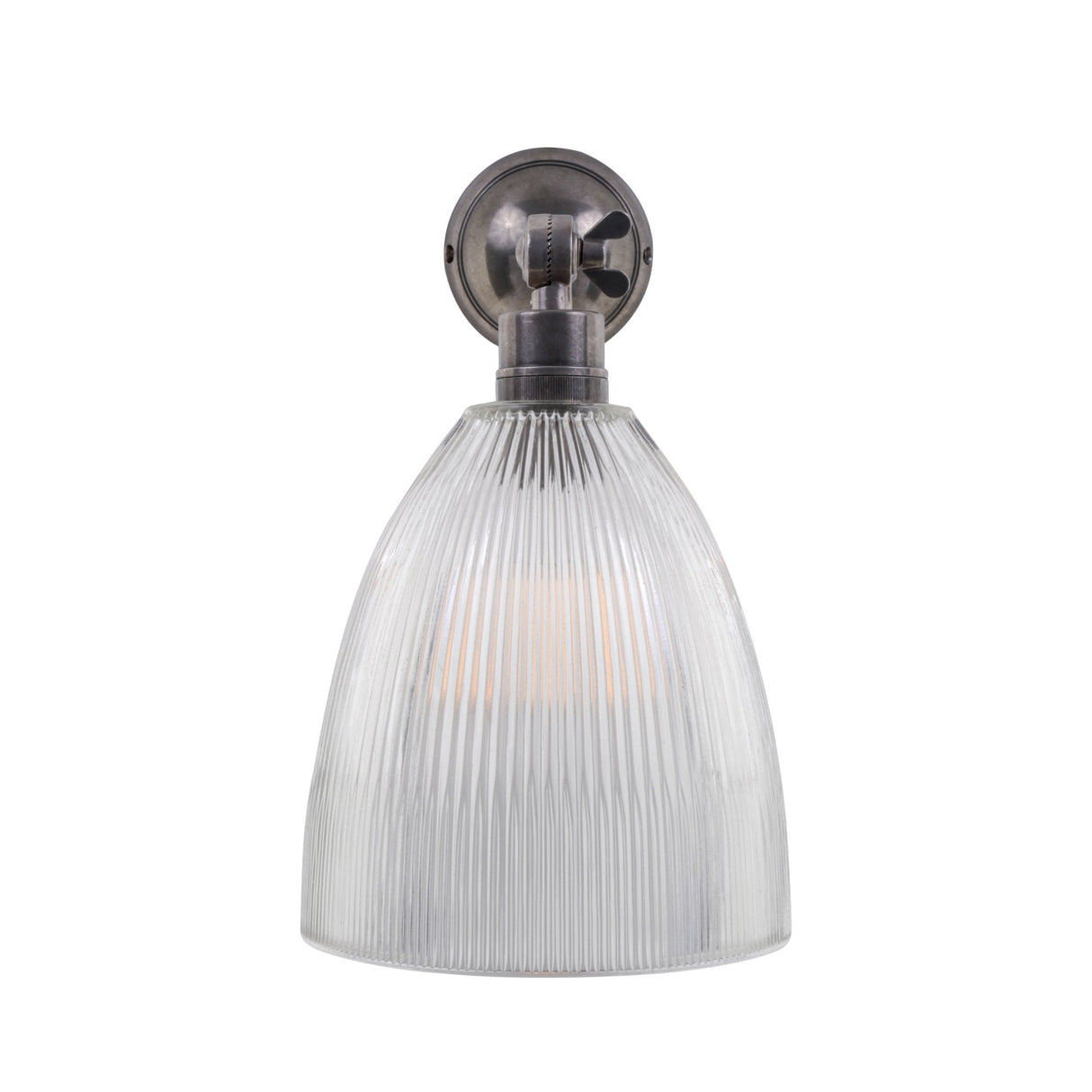 Industrial Elegance: Hale Antique Brass Prismatic Wall Light