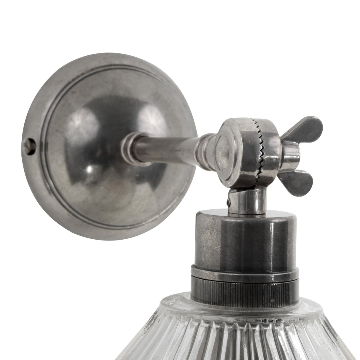 Industrial Elegance: Hale Antique Brass Prismatic Wall Light