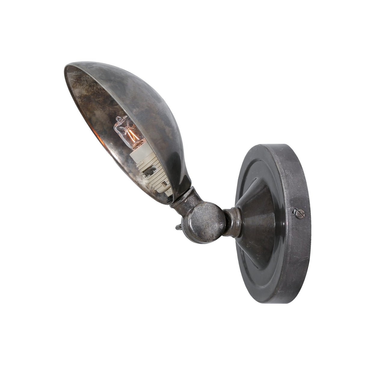 Cody Industrial Brass Wall Light