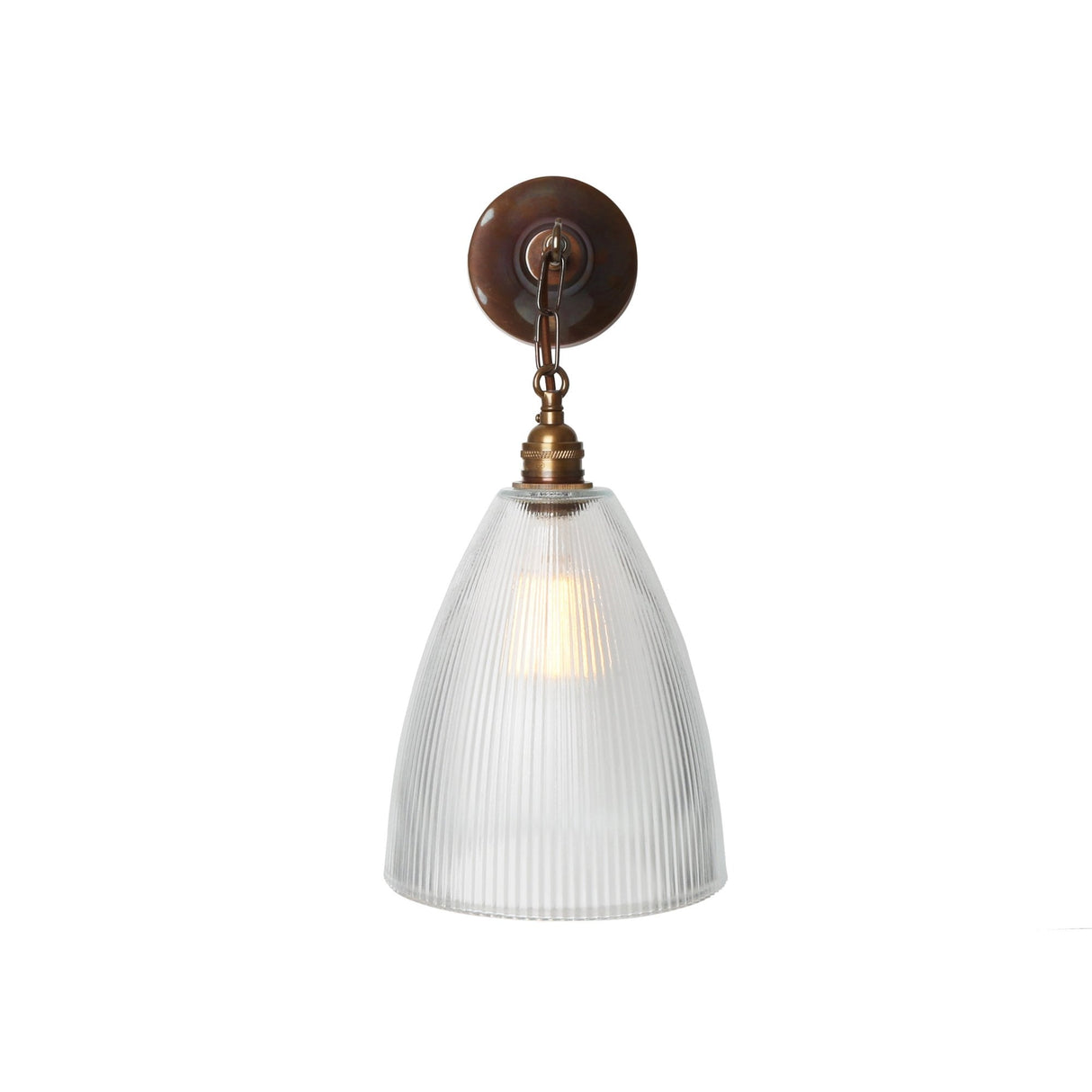 Timeless Brass Prismatic Wall Sconce