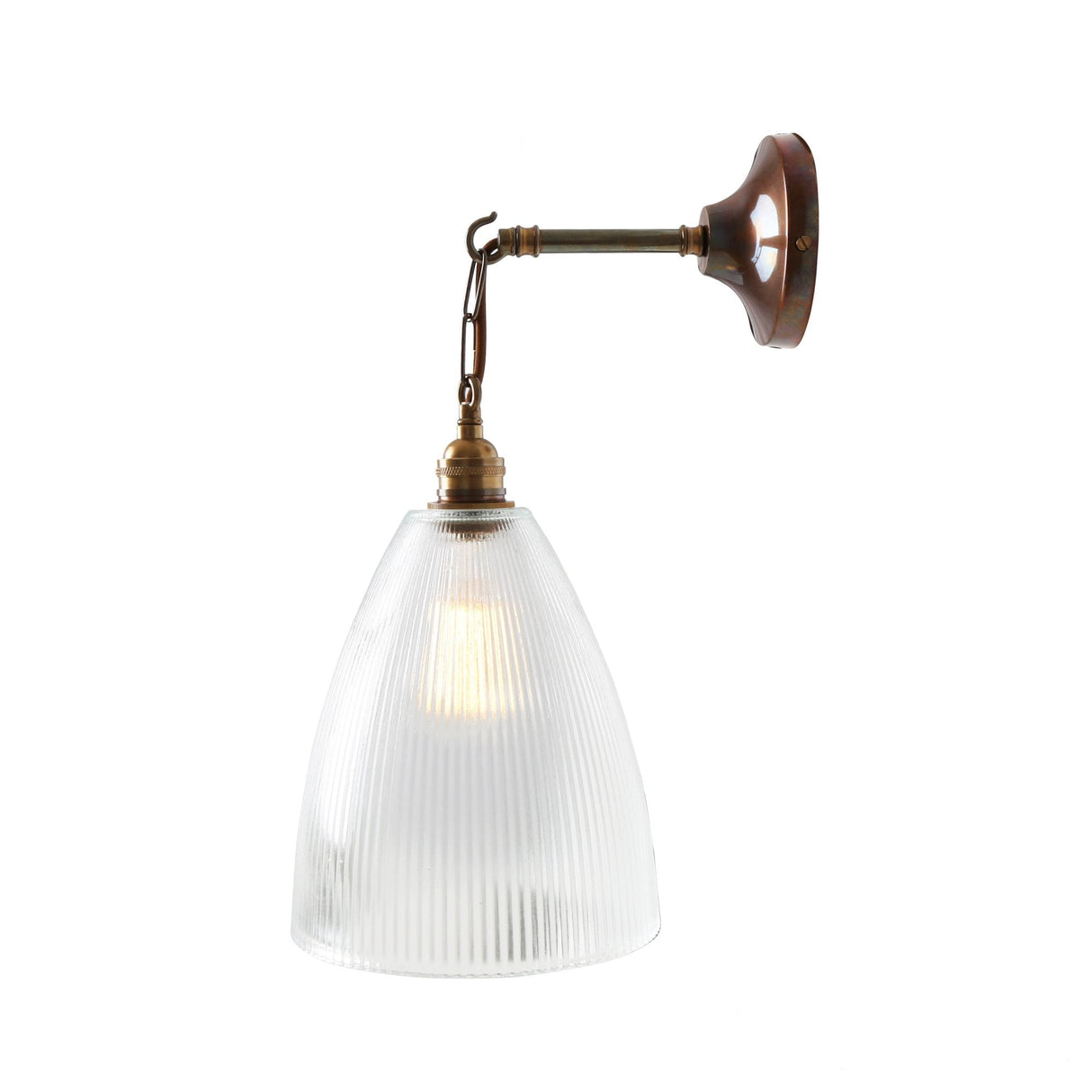 Timeless Brass Prismatic Wall Sconce