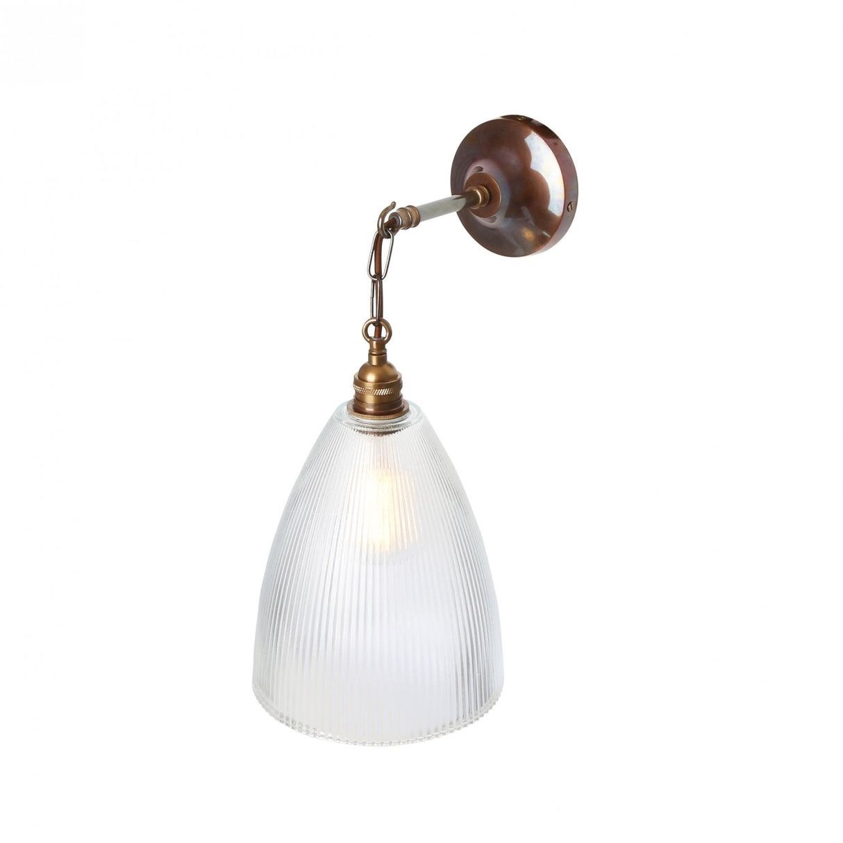 Timeless Brass Prismatic Wall Sconce