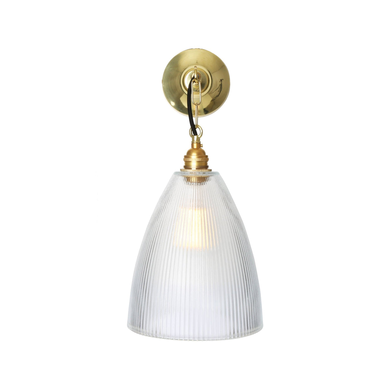 Timeless Brass Prismatic Wall Sconce