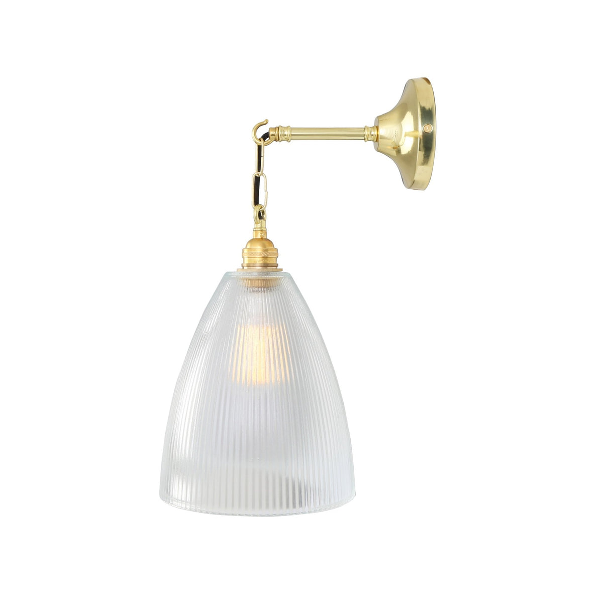 Timeless Brass Prismatic Wall Sconce