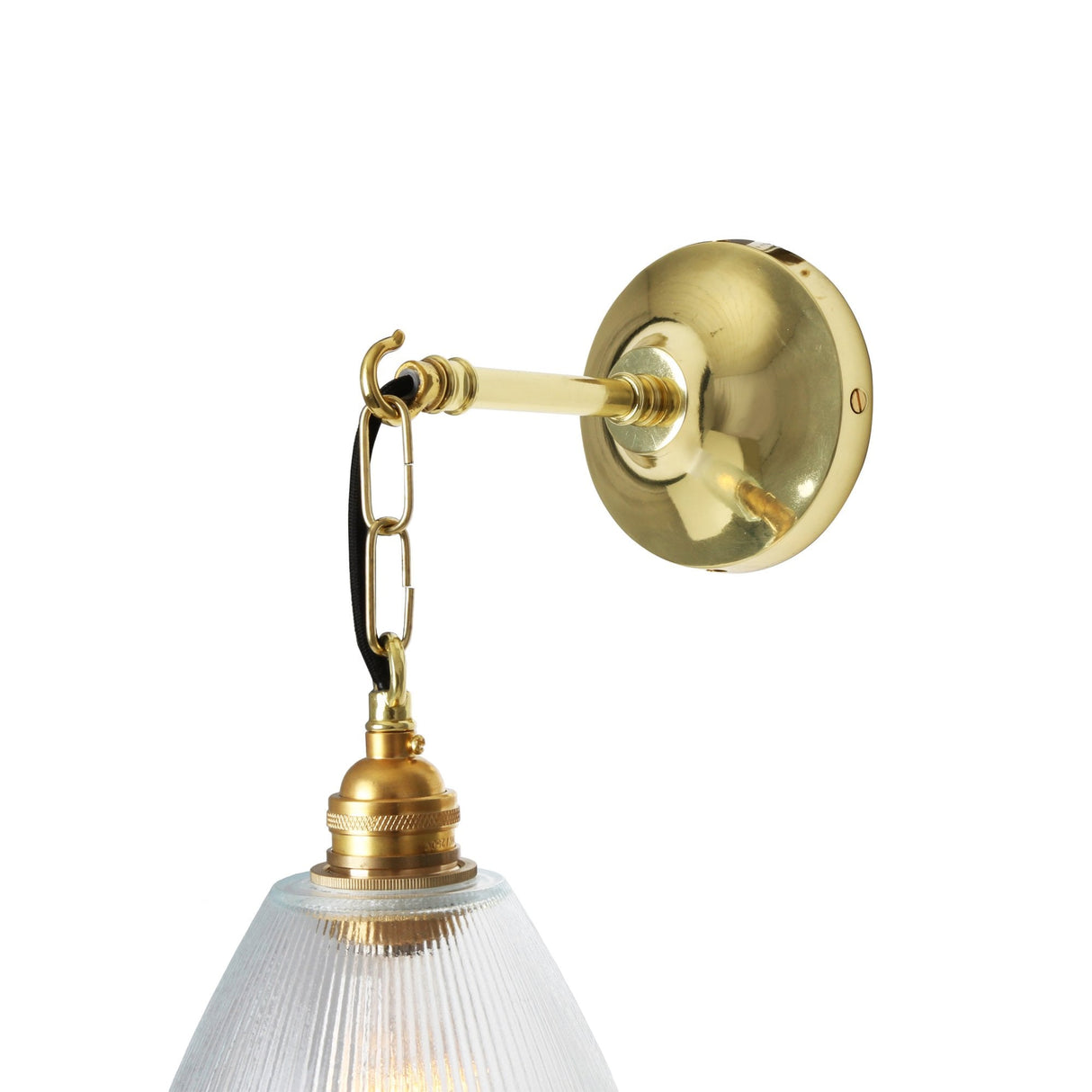 Timeless Brass Prismatic Wall Sconce