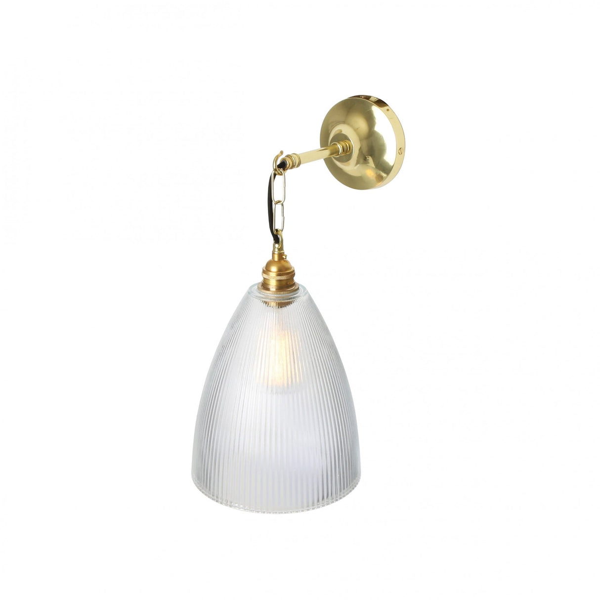 Timeless Brass Prismatic Wall Sconce