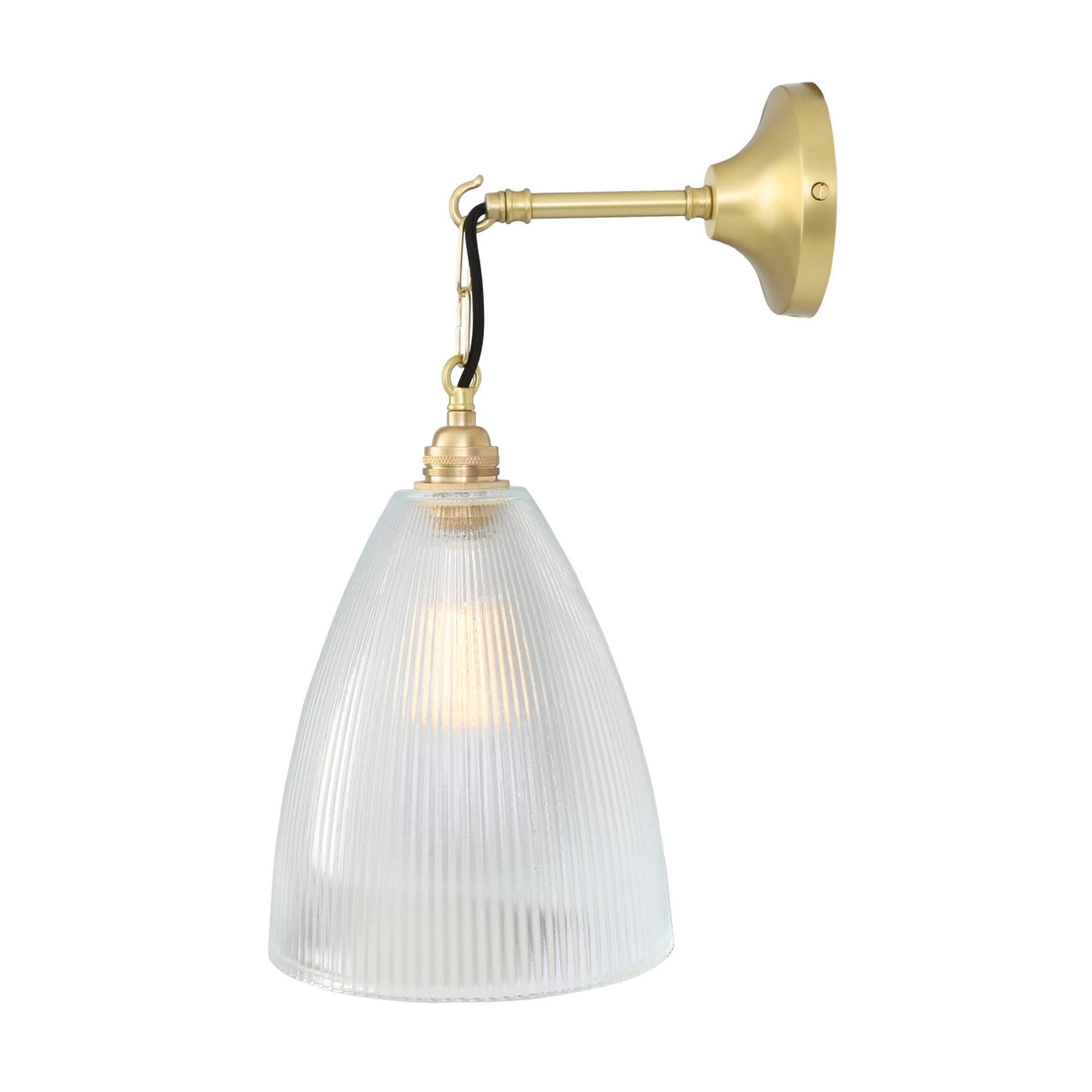 Timeless Brass Prismatic Wall Sconce