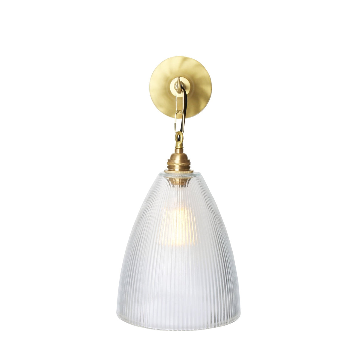 Timeless Brass Prismatic Wall Sconce