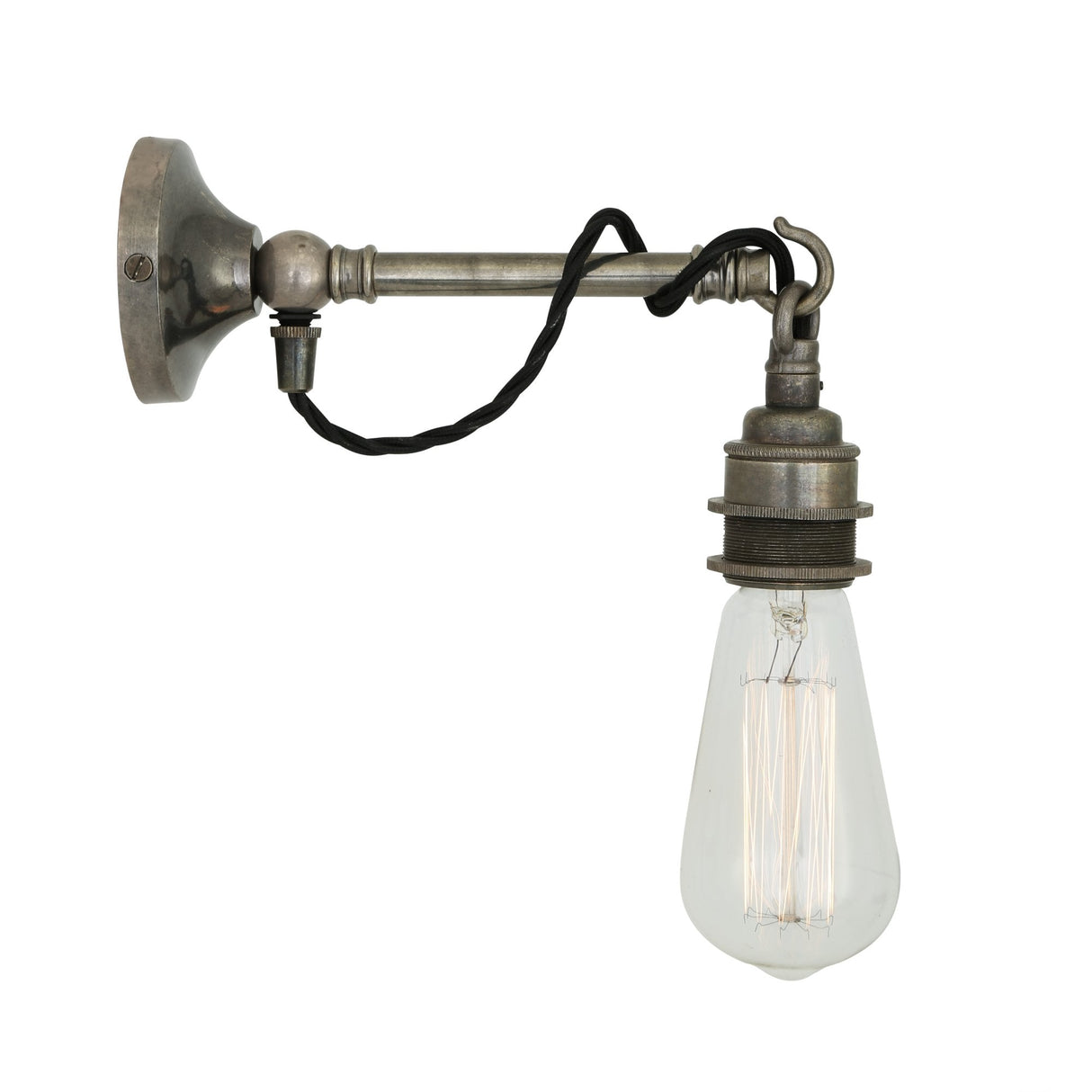 Antique Brass Rehau Industrial Wall Light