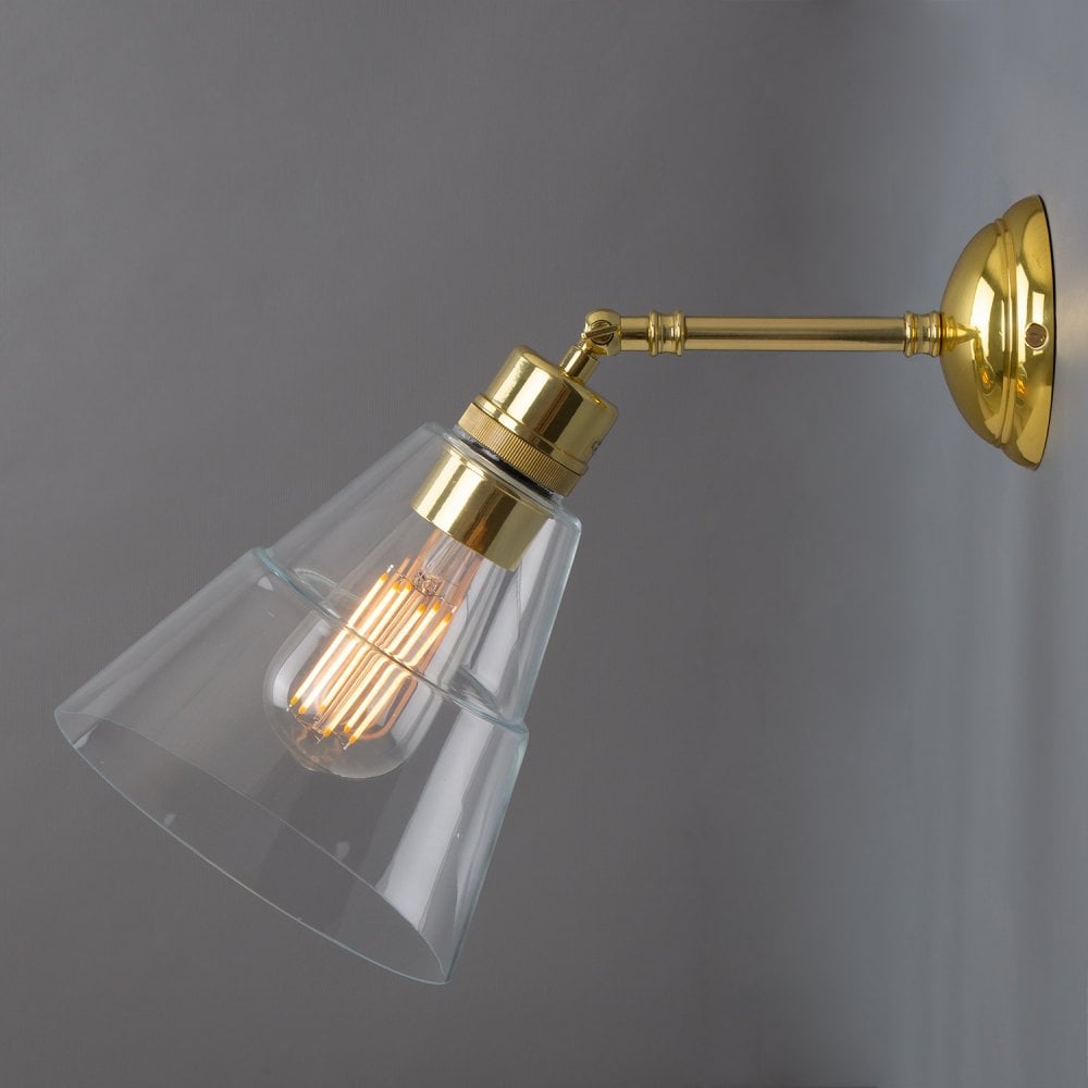 Vintage Brass Loft Wall Sconce