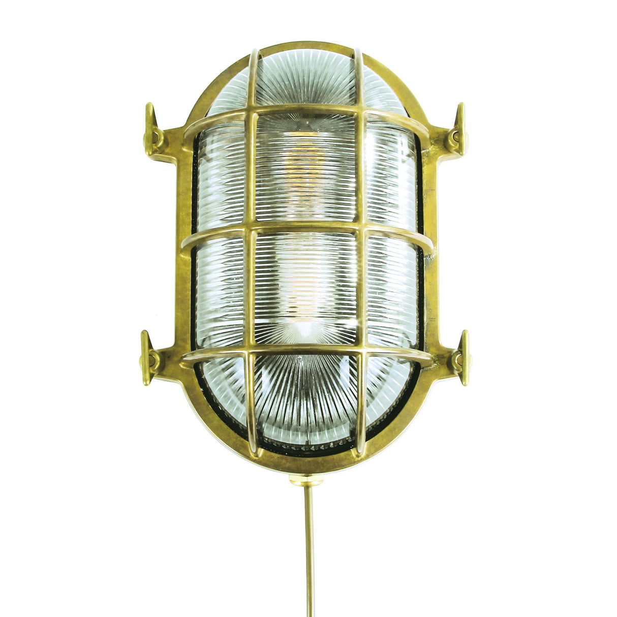 Ross Marine Nautical Brass Bulkhead Wall Light