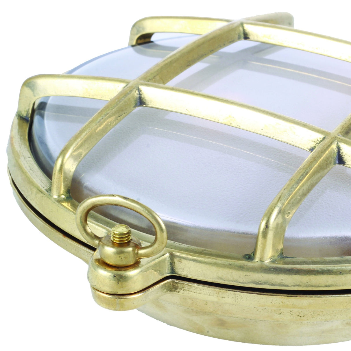 Ergo Nautical Antique Brass Bulkhead Lamp