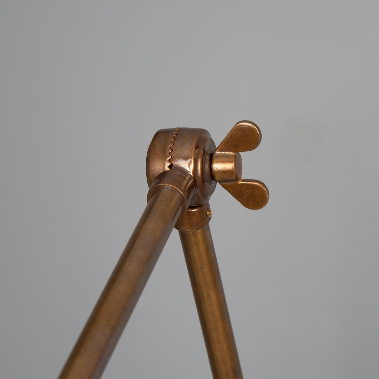 Vintage Brass Reznor Adjustable Wall Lamp