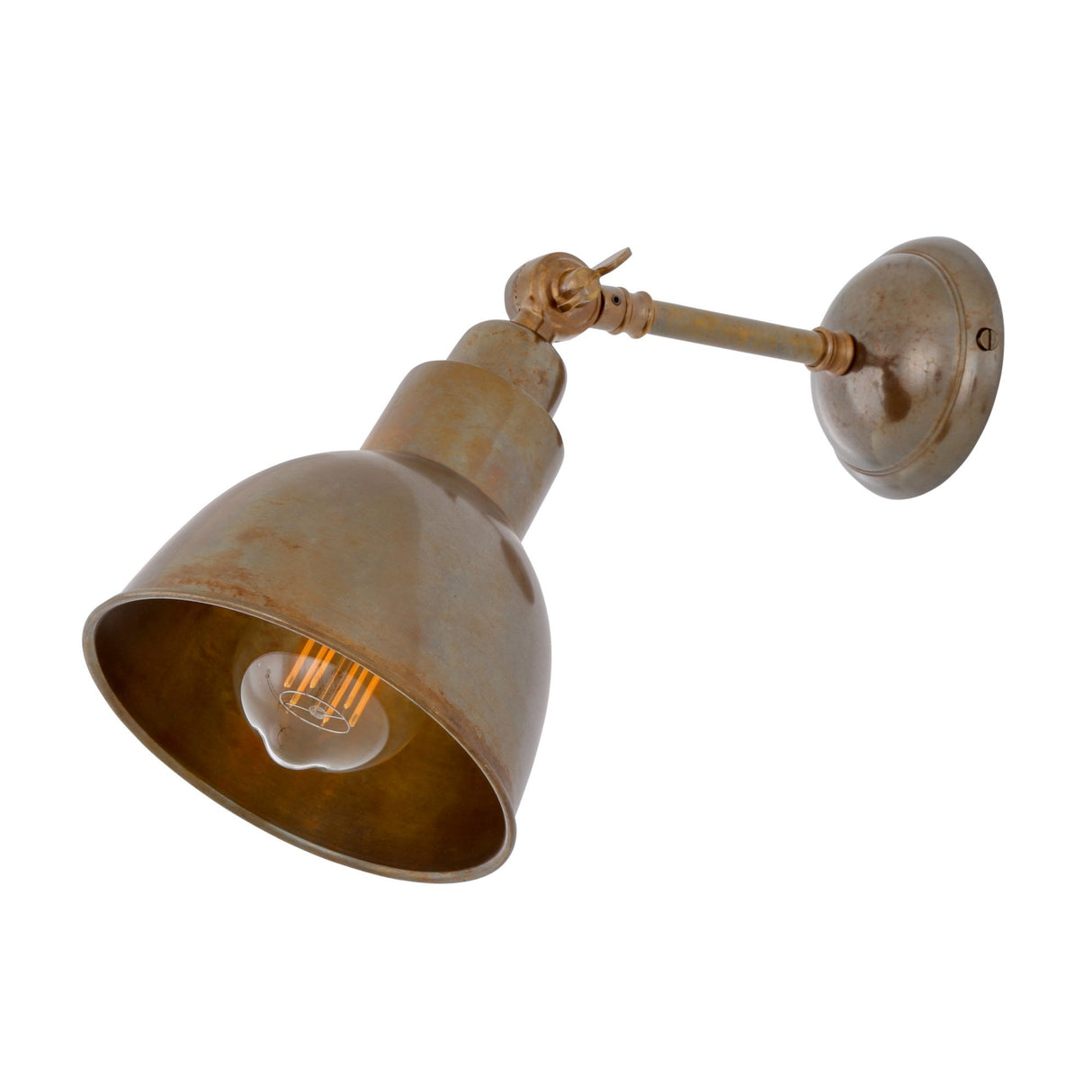 Timeless Brass Adjustable Wall Sconce