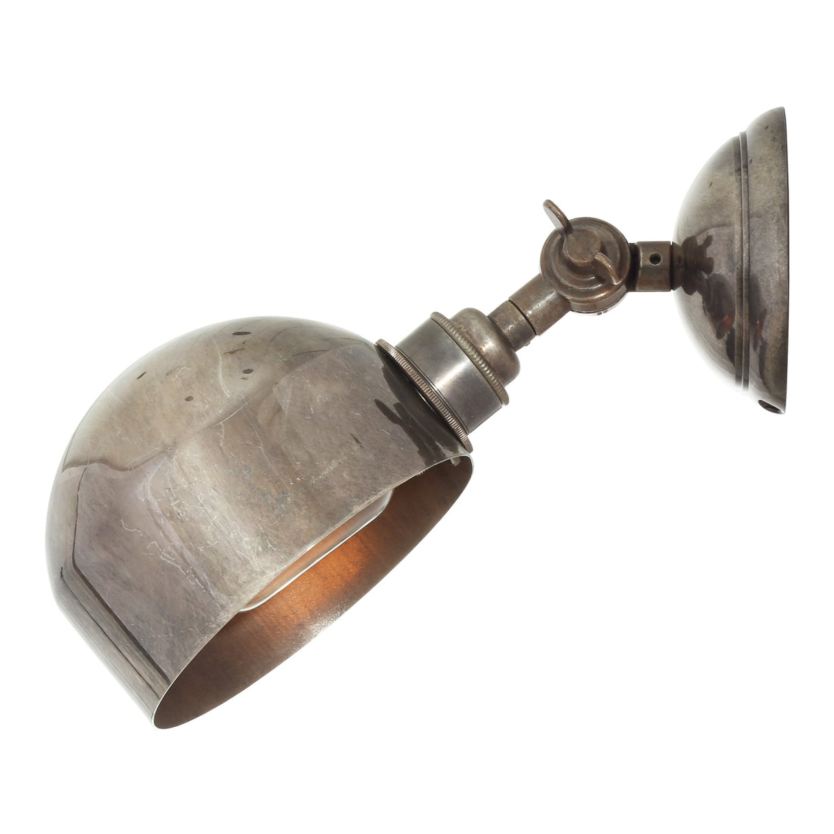 Antique Brass Adjustable Wall Light - San Jose Collection