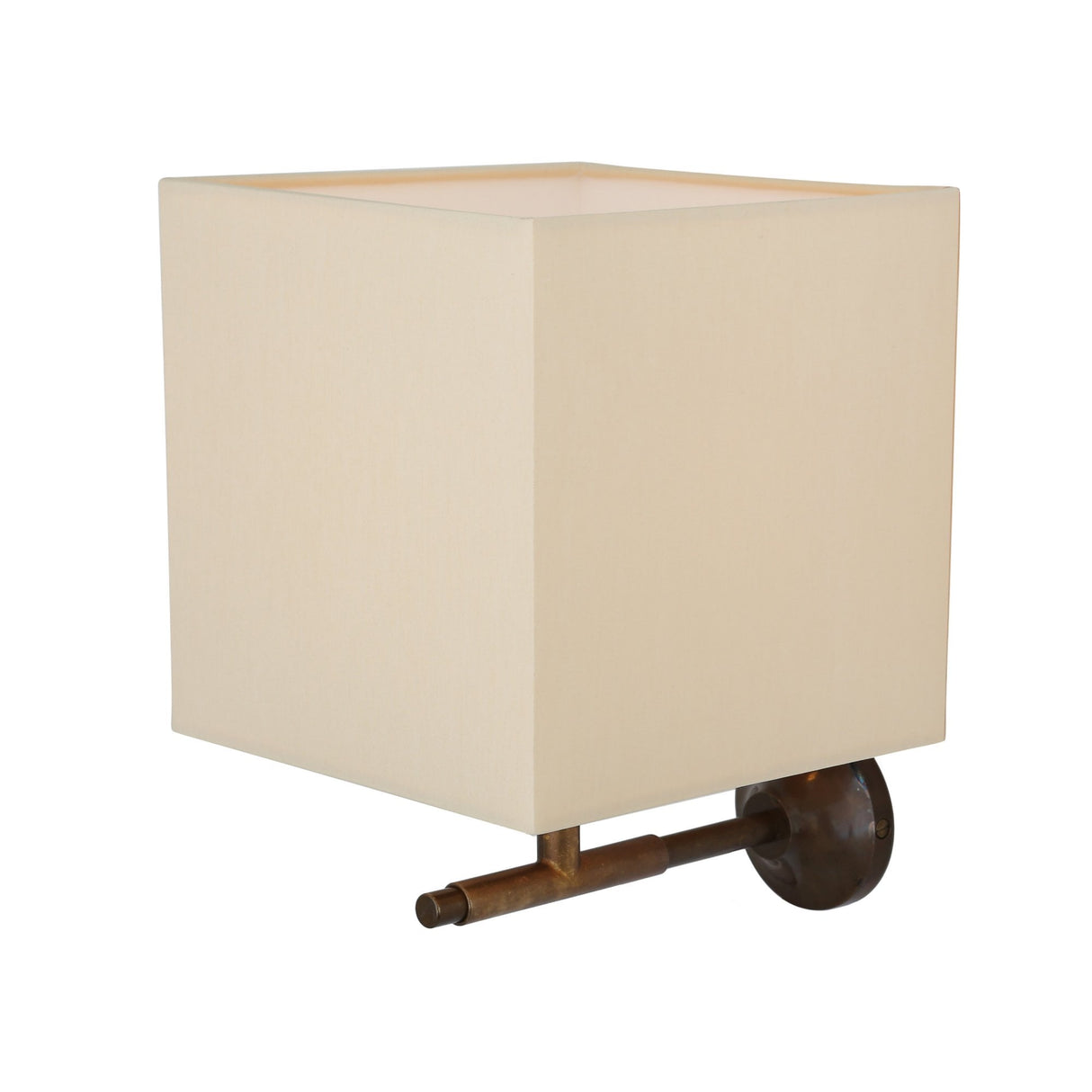 Elegant Bangor Black Brass Wall Lamp with Drum Shade