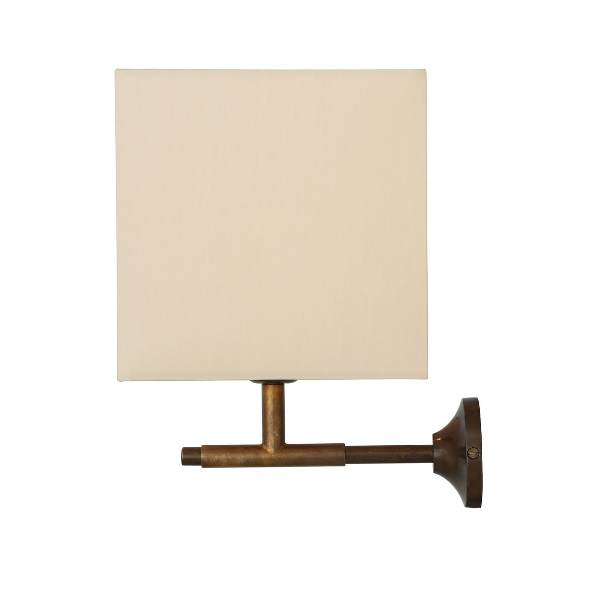 Elegant Bangor Black Brass Wall Lamp with Drum Shade