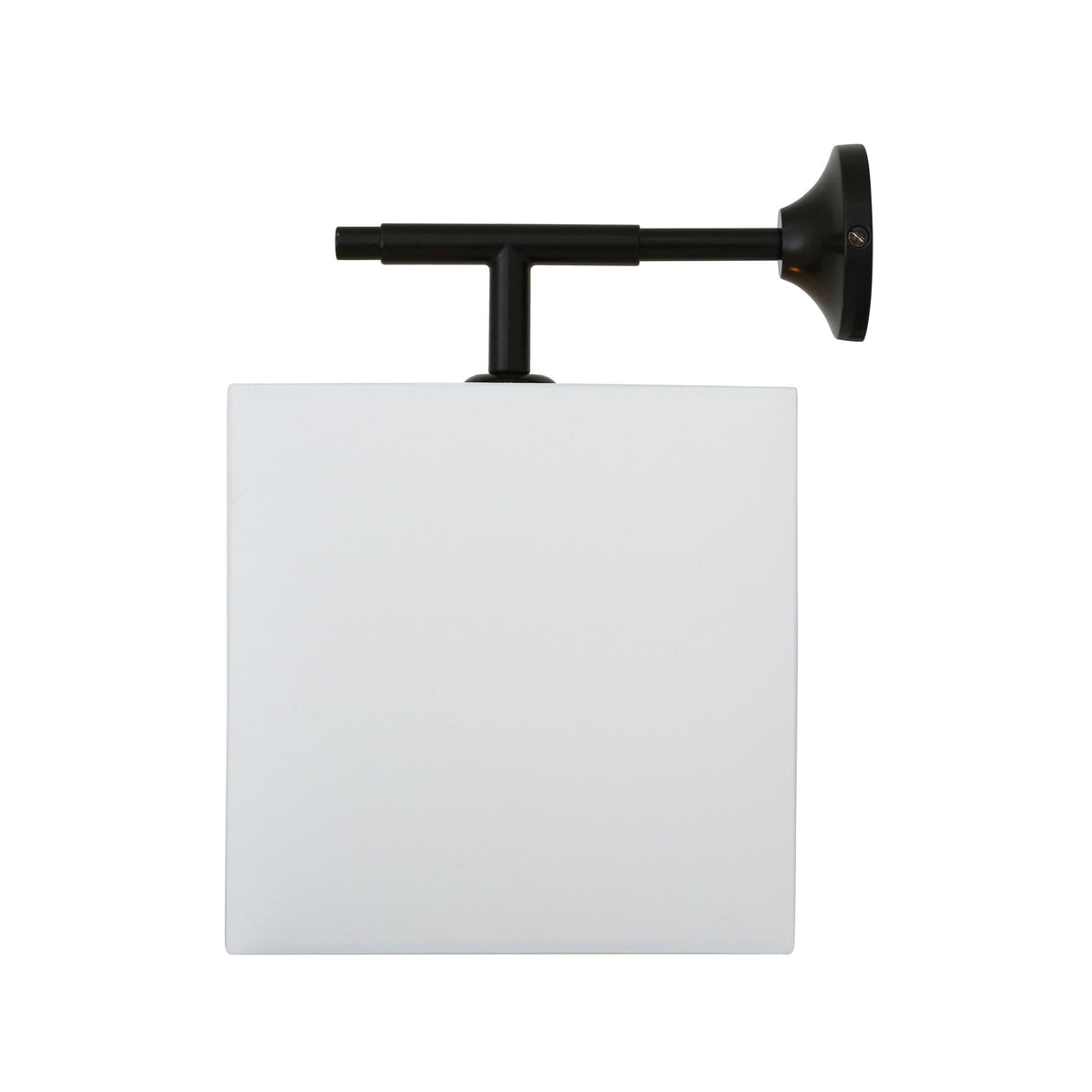 Elegant Bangor Black Brass Wall Lamp with Drum Shade