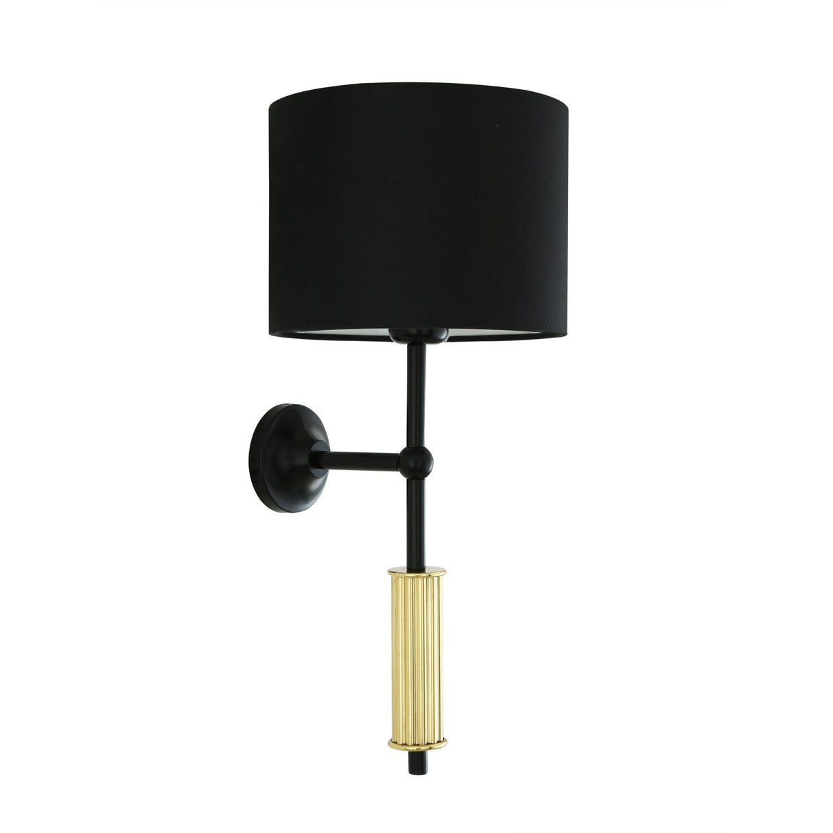 Vintage Brass Industrial Wall Sconce