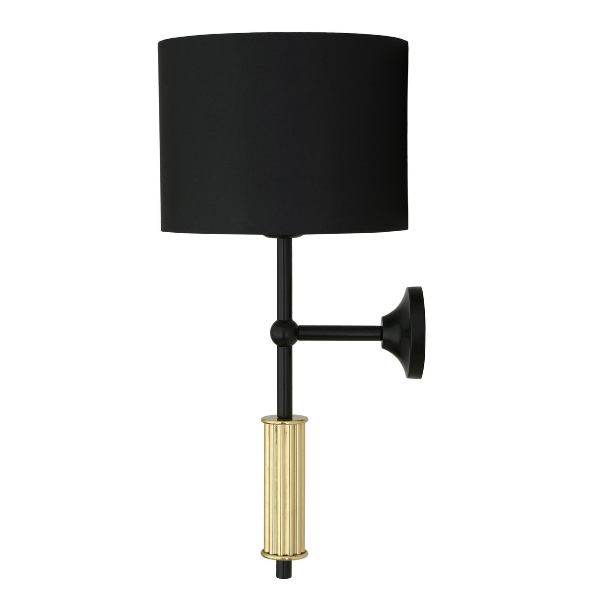 Vintage Brass Industrial Wall Sconce