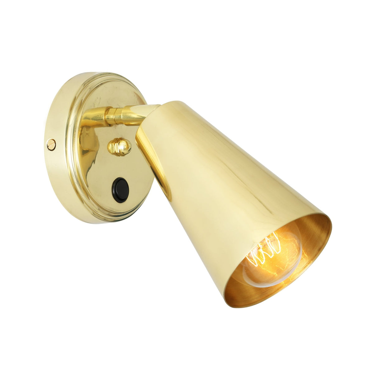 Antique Brass Cashel Adjustable Wall Light