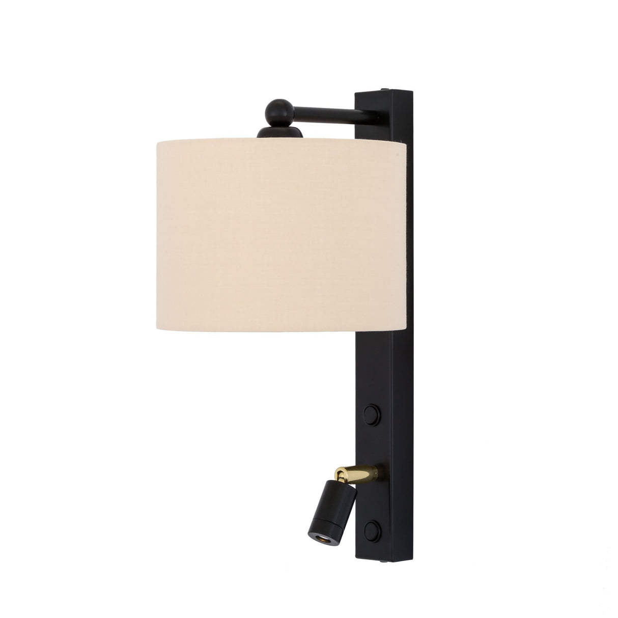 Khumo Elegant Brass Wall Light with Adjustable Reading Arm