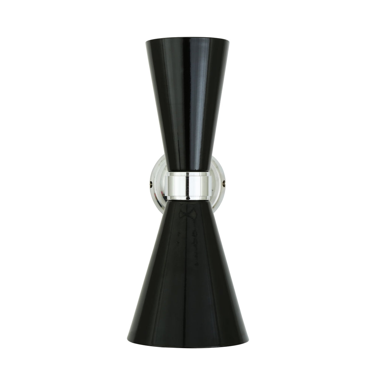 Cairo Wall Sconce, Chrome & Matte Black