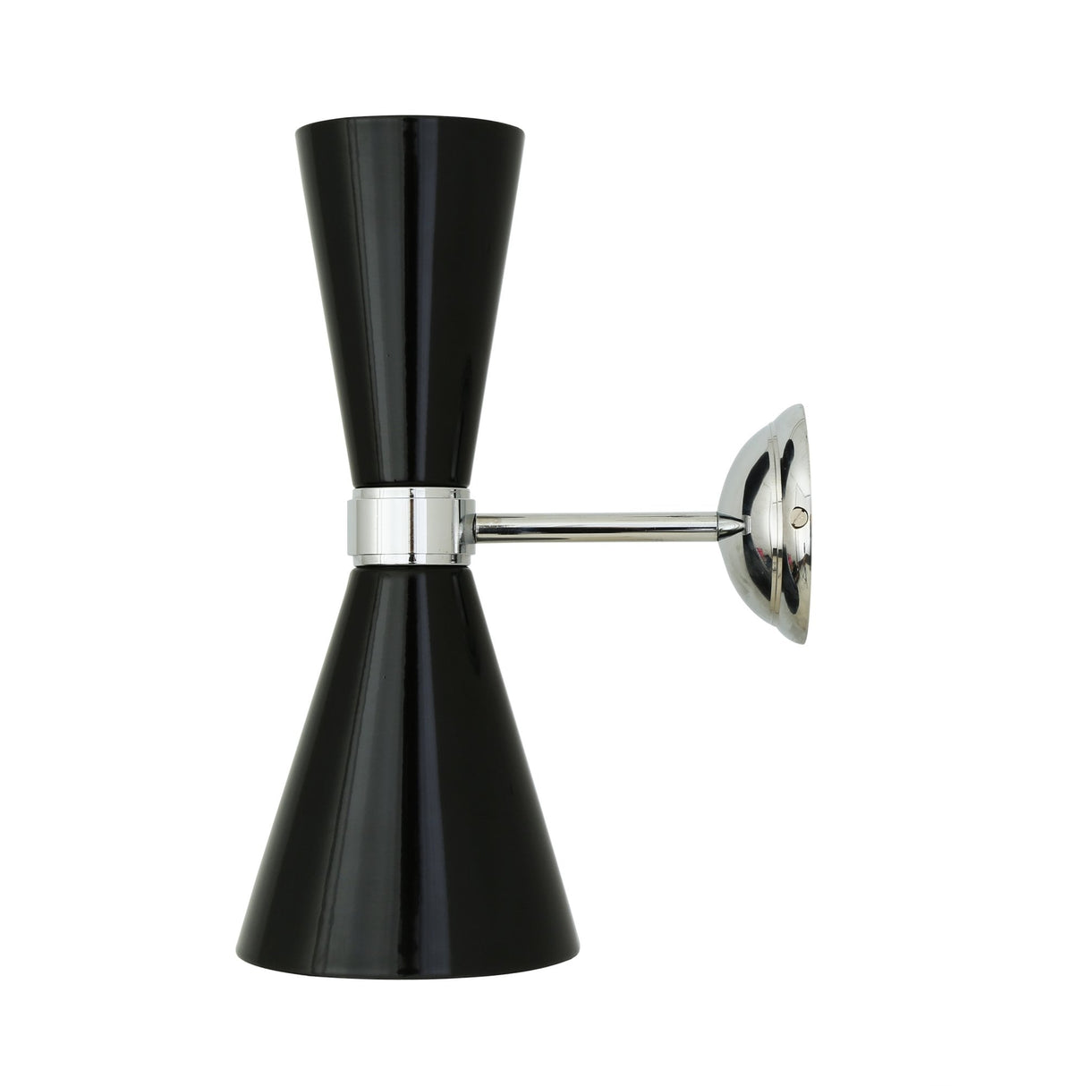 Cairo Wall Sconce, Chrome & Matte Black