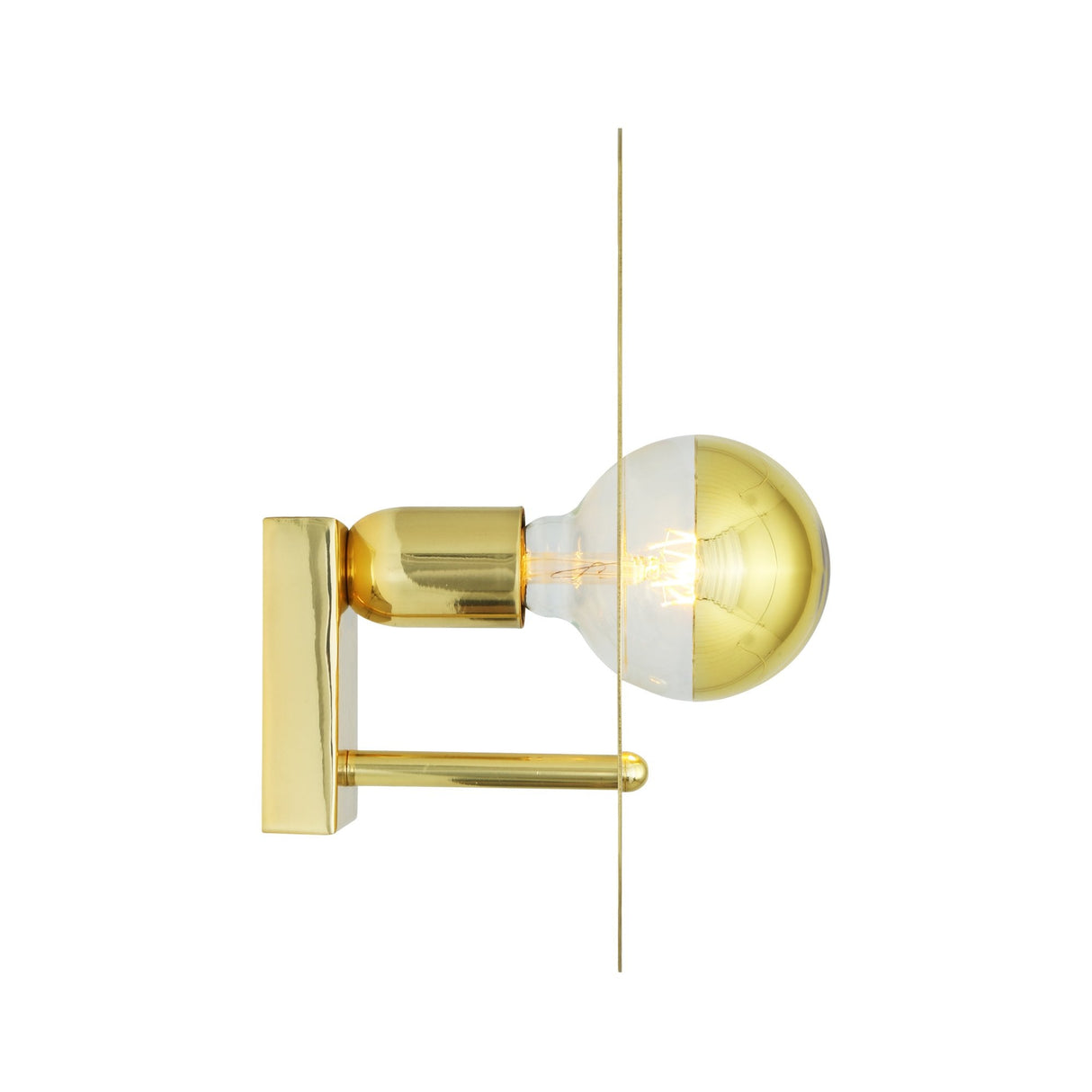 Elegant Qala Brass Wall Light Fixture