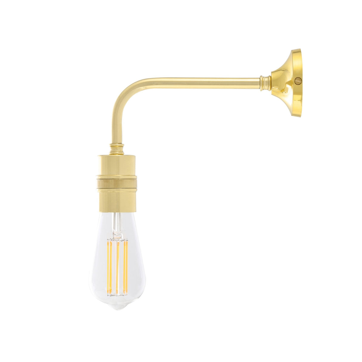 Antique Brass Minimalist Wall Light