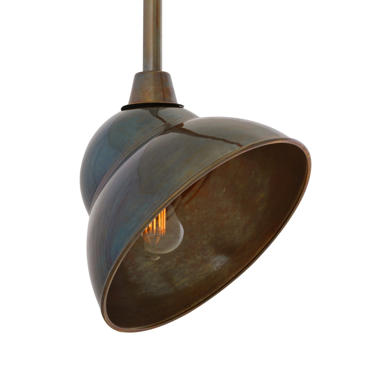 Elegant Curved Goose Neck Outdoor Sign Light with Retro Hood