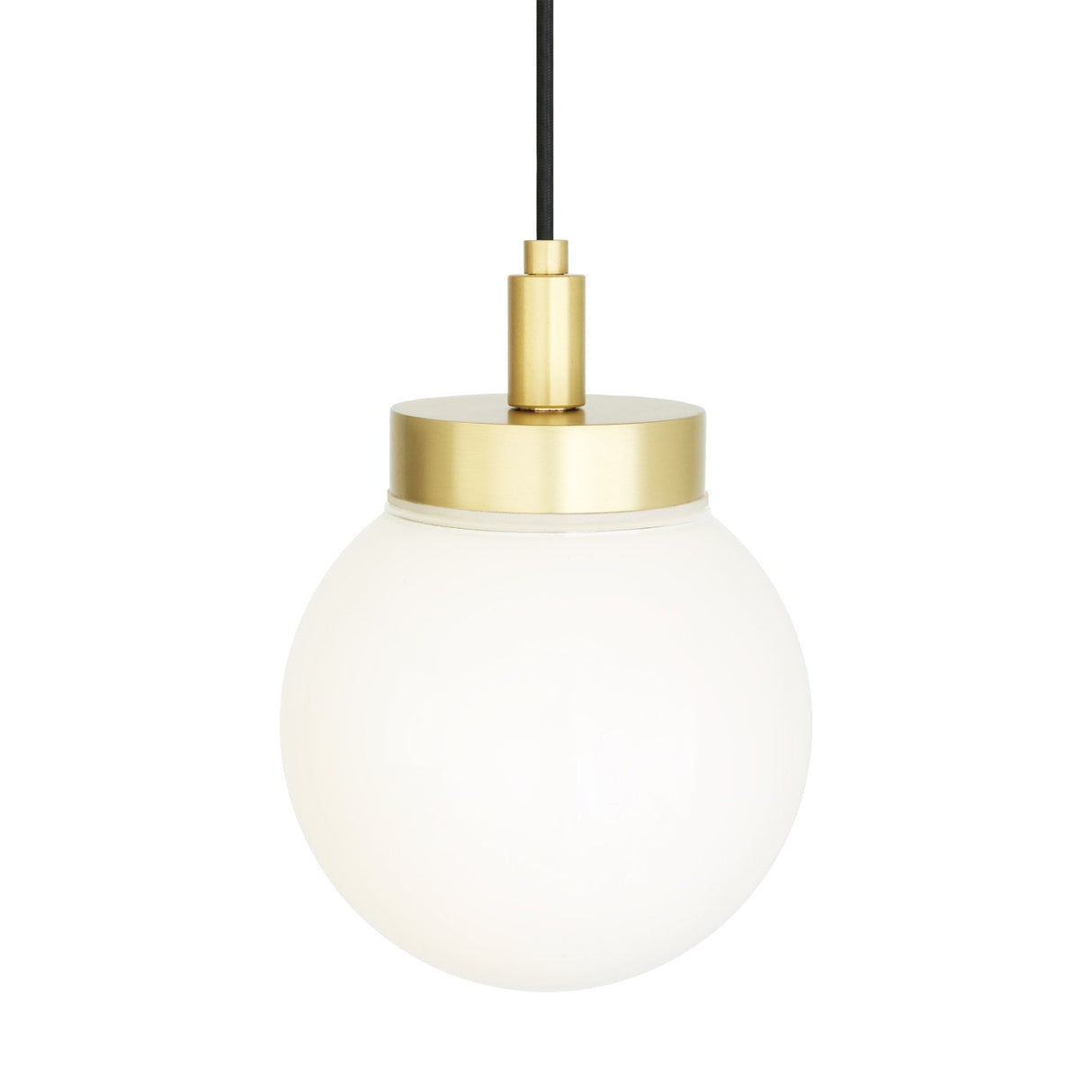 Antique Brass and Clear Glass Jordan Pendant Light