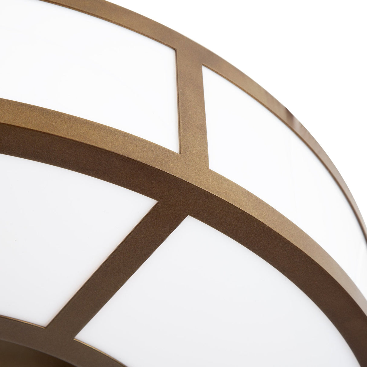 Norman Black Brass Ceiling Light with Integrated LED