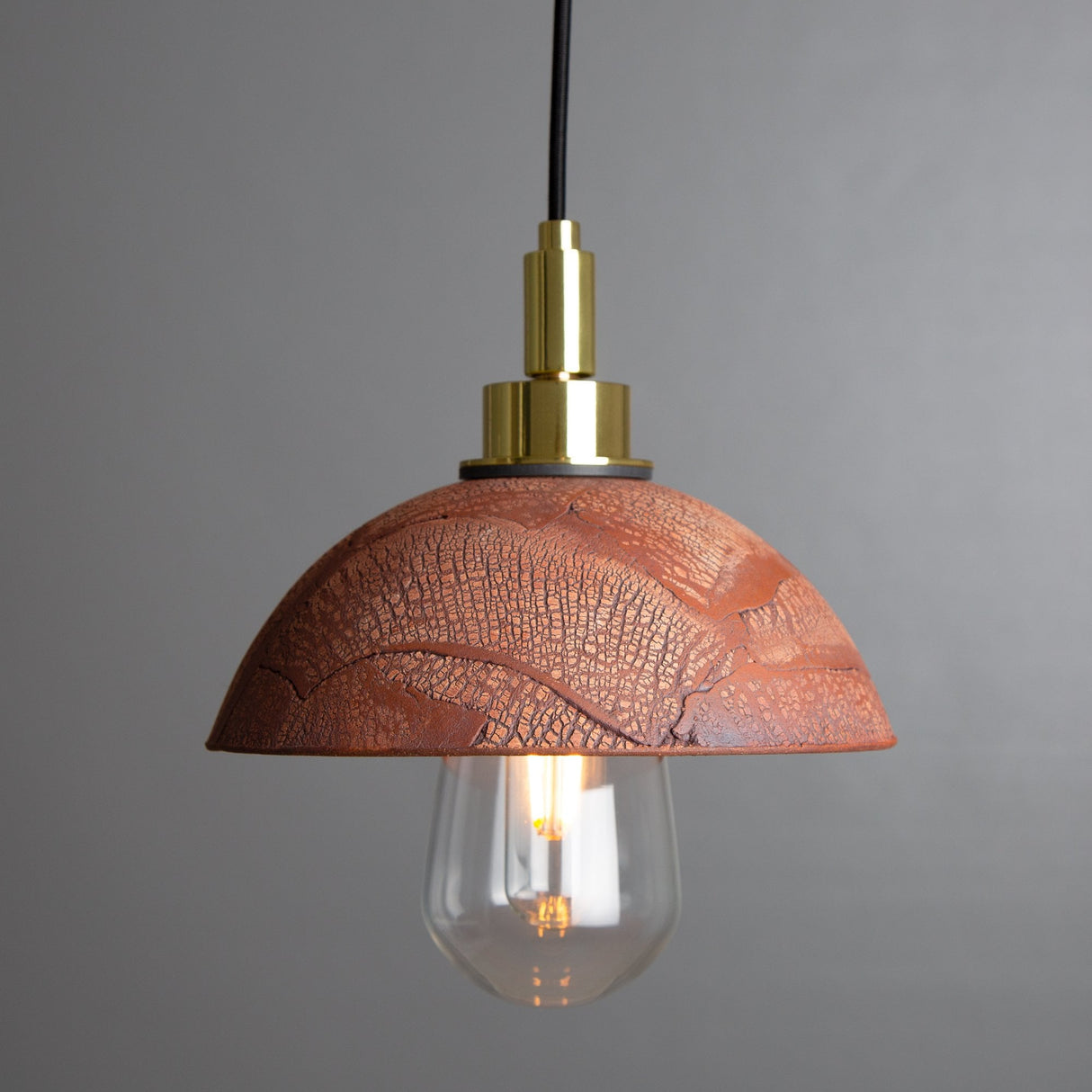 Kingii Pendant - Autumn Glaze, Brass Antiquity