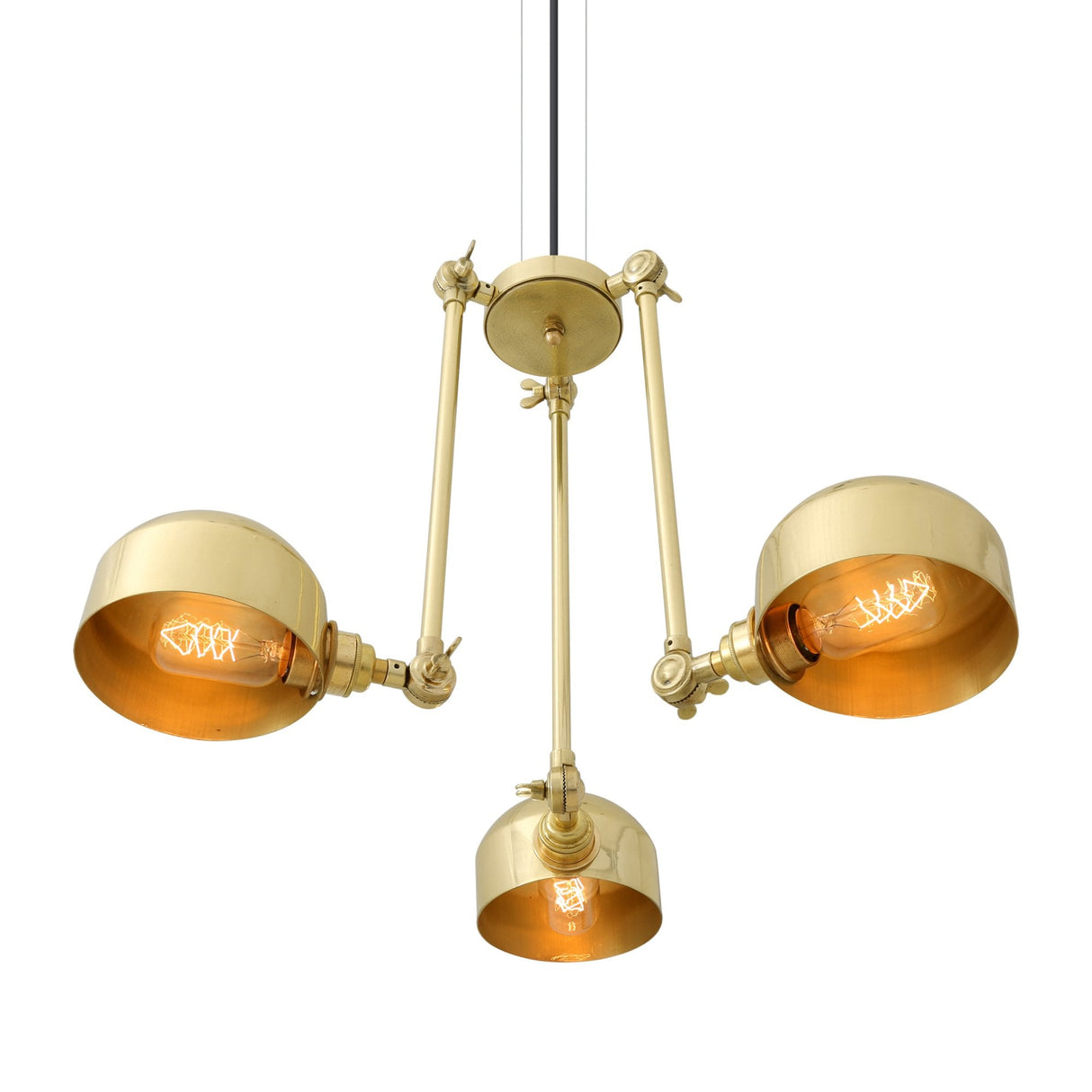 Neiva Modern Brass Chandelier