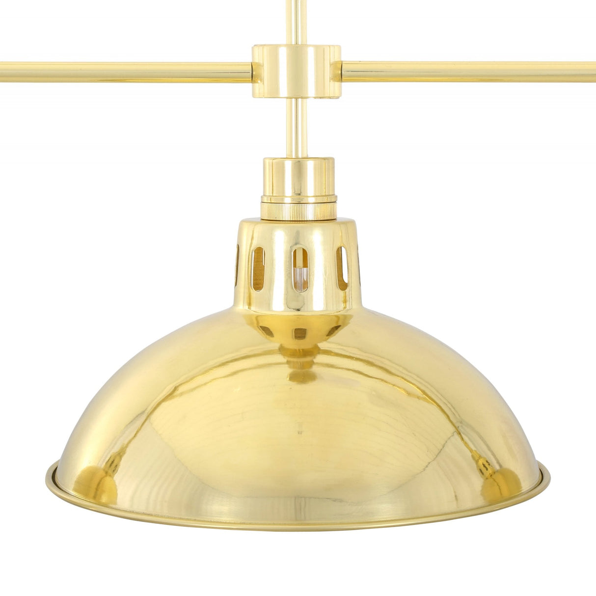 Antique Brass Industrial Bar Pendant Chandelier
