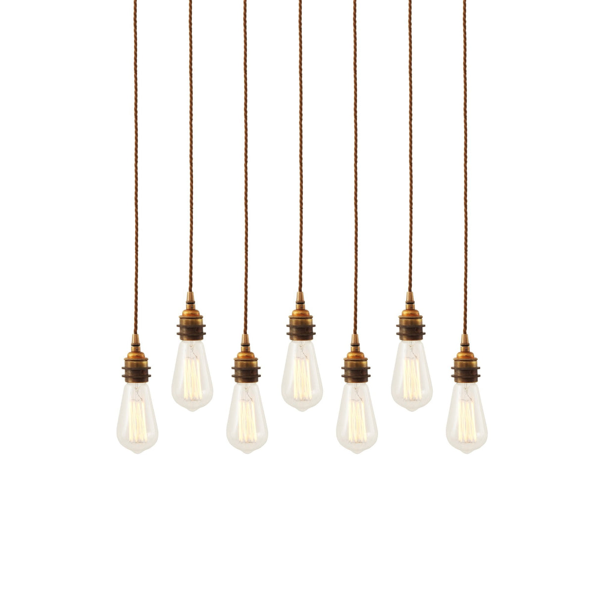 Illuminance Elegance 7-Lamp Antique Brass Chandelier