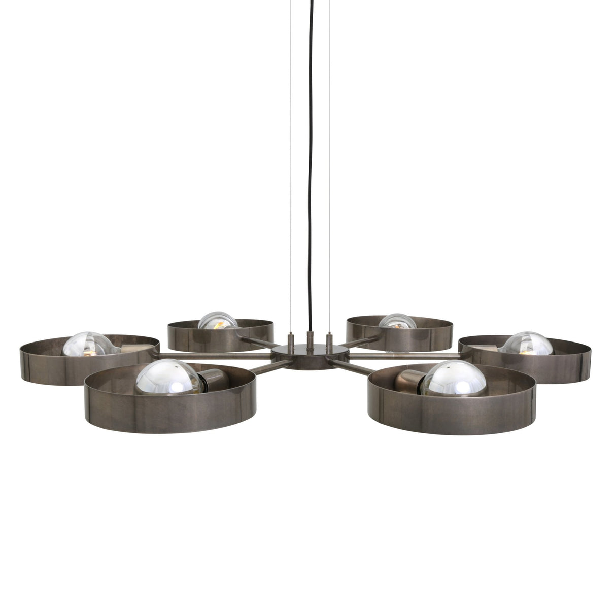Radiance Antique Brass 6 Arm Chandelier