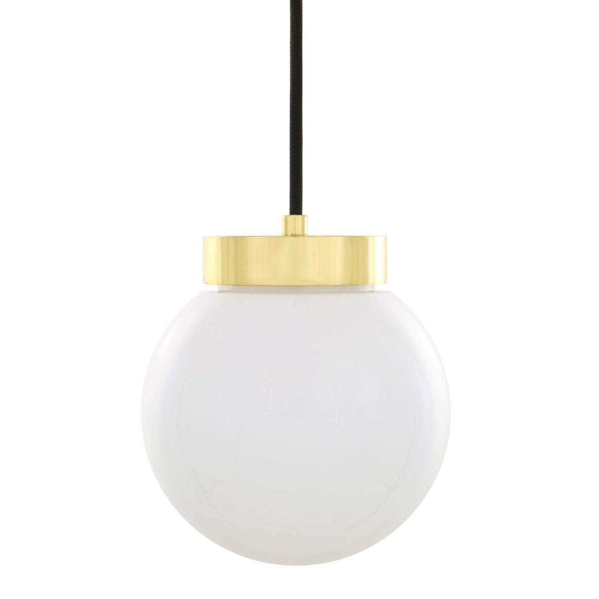 Agusta Artisan Trio Pendant, Antique Brass & Clear Glass
