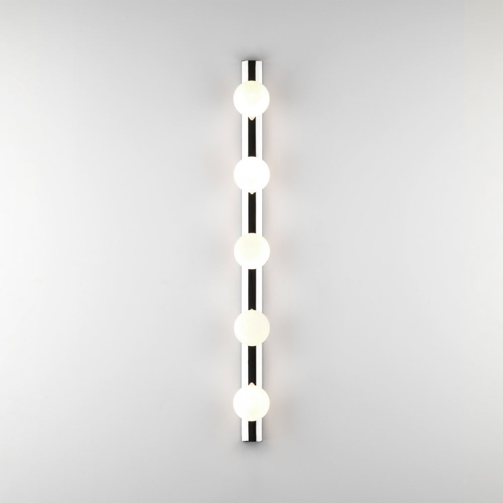 Chrome Elegance II - Modern Cabaret Wall Light