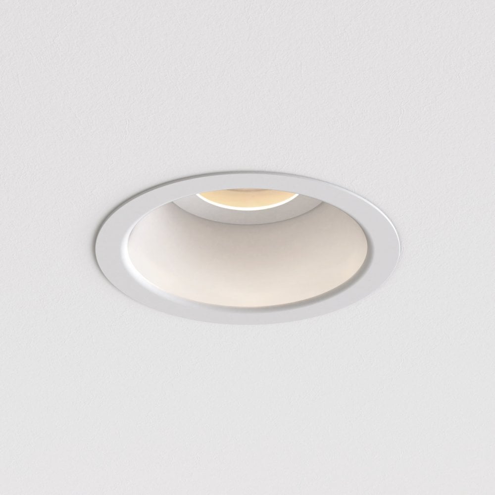Minimalist Matt White Ceiling Light