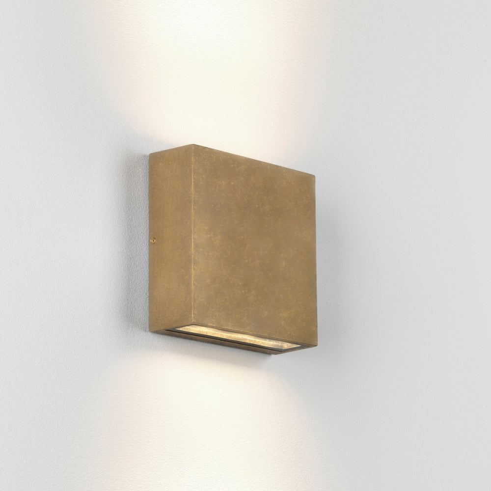 Elis Dual LED Wall Sconce in Solid Brass