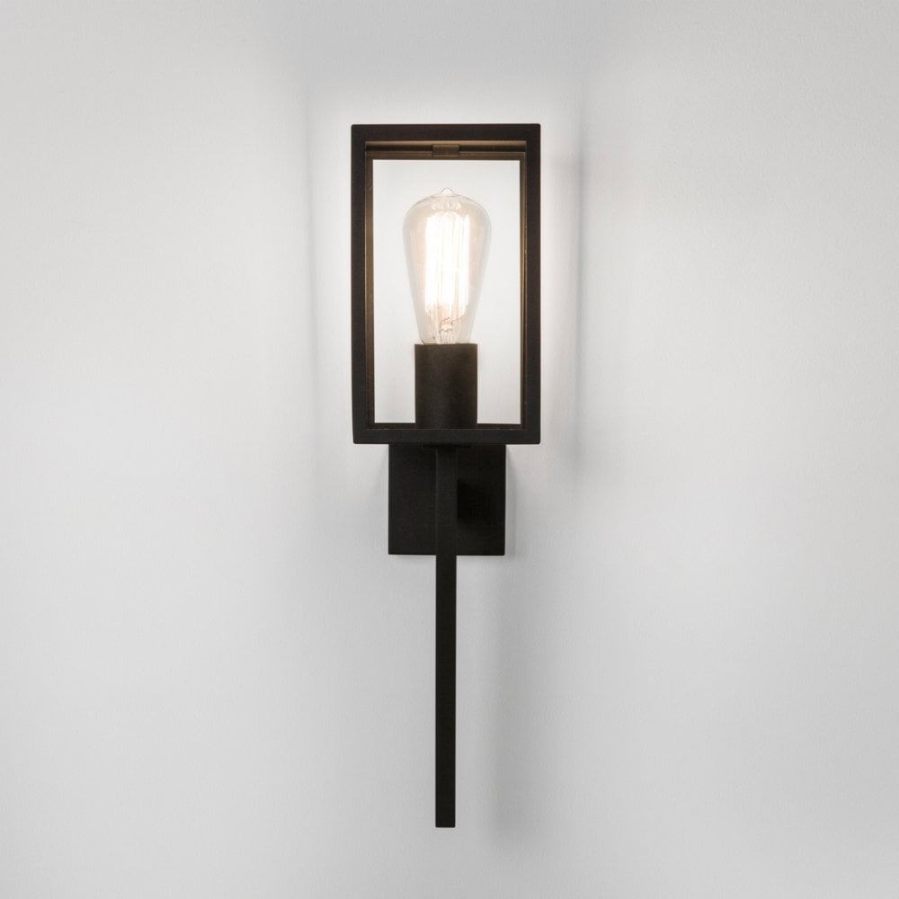 Timeless Coach 130 Textured Black Wall Light