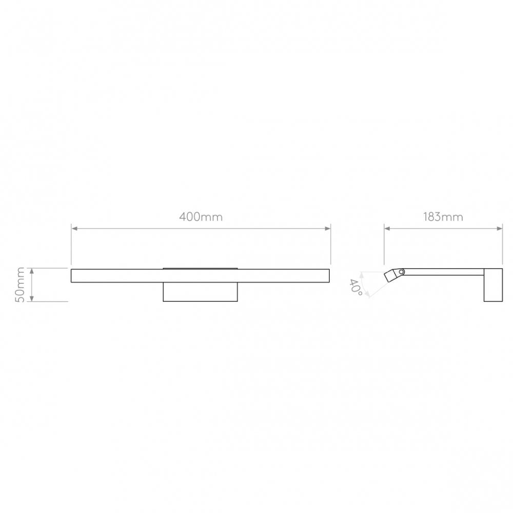 Bronze Mondrian 400 LED Wall Light