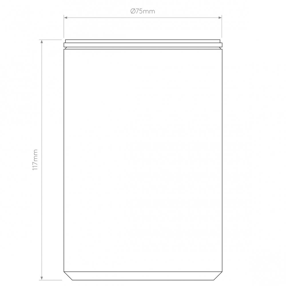 Jura Surface Mounted Ceiling Light in Solid Brass Finish