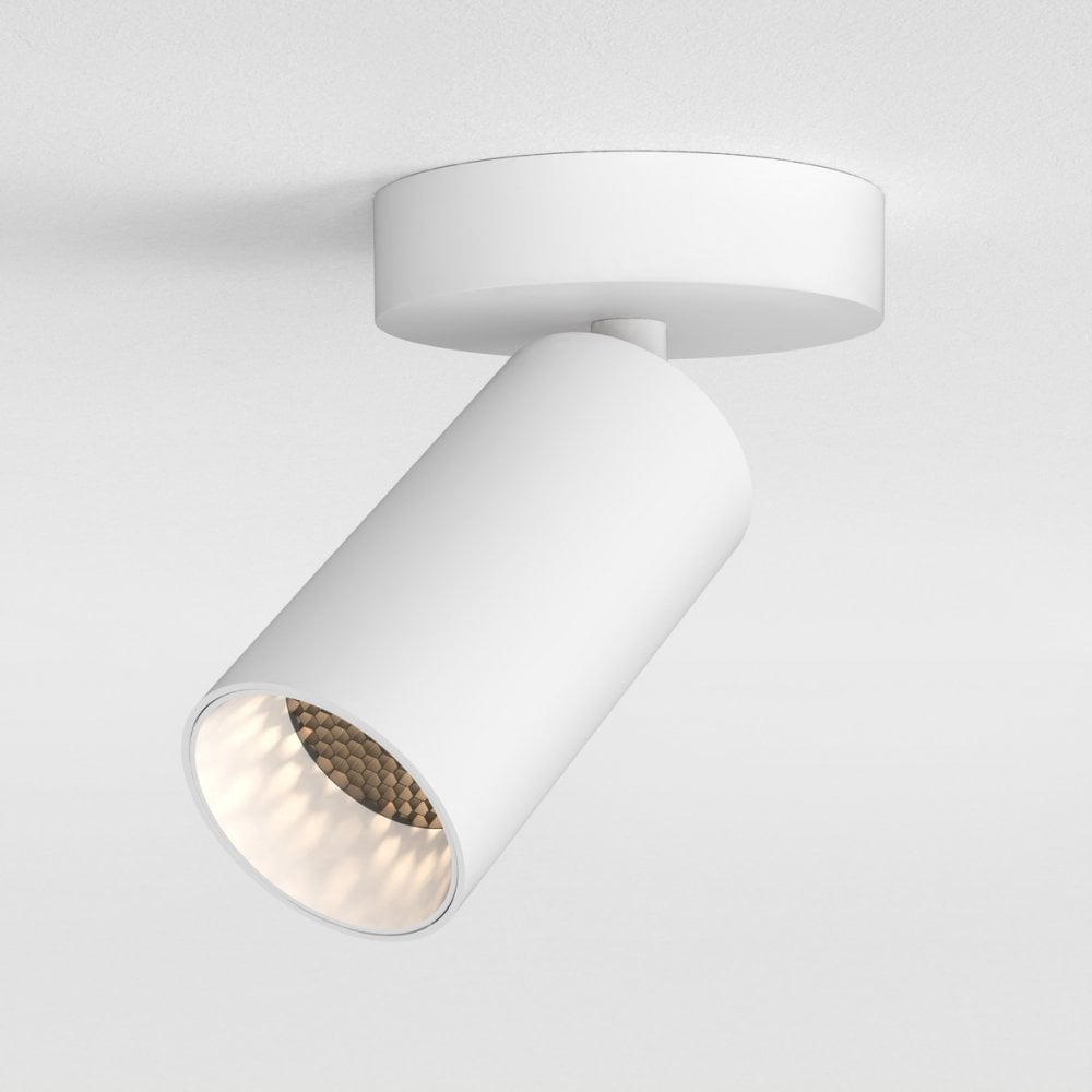 Sleek 50 Single Matte White Ceiling/Wall LED Light Fixture