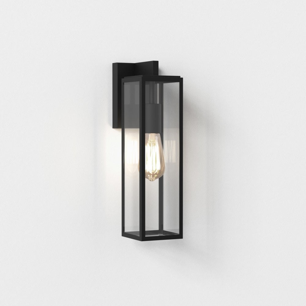 Textured Black Harvard Wall Lantern