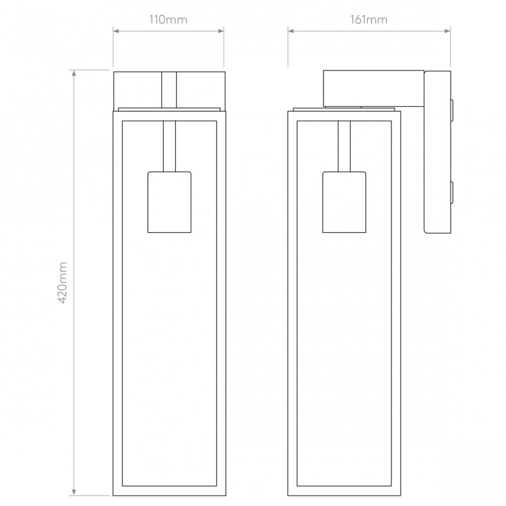 Textured Black Harvard Wall Lantern