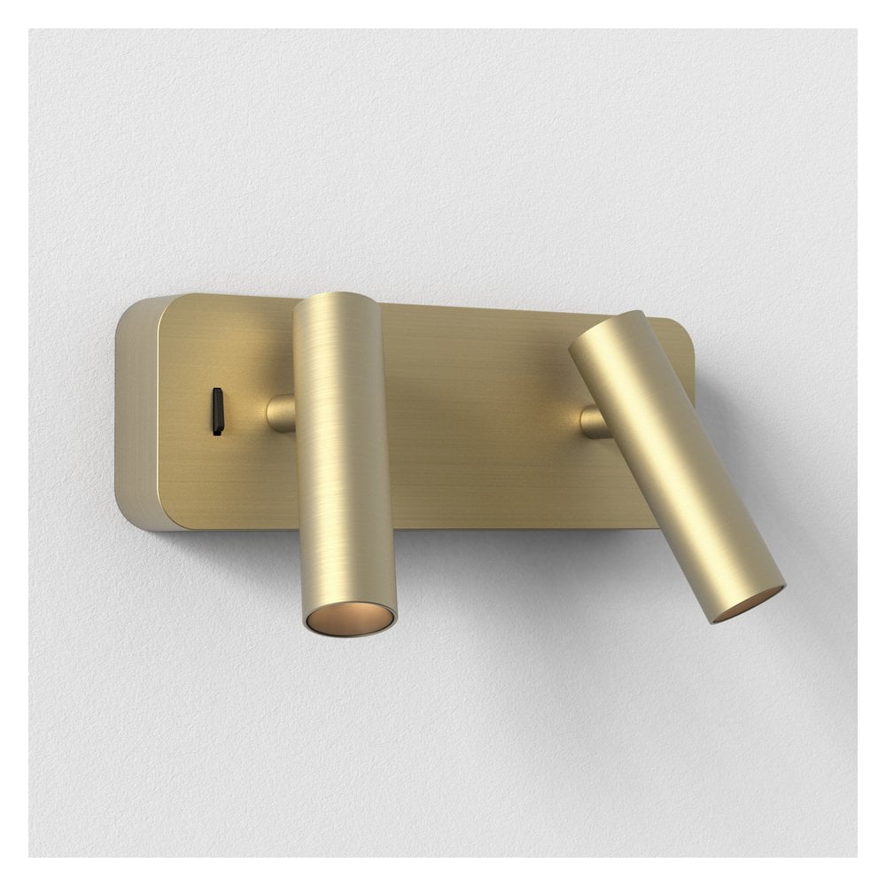 Enna Twin Light in Elegant Matt Gold Finish