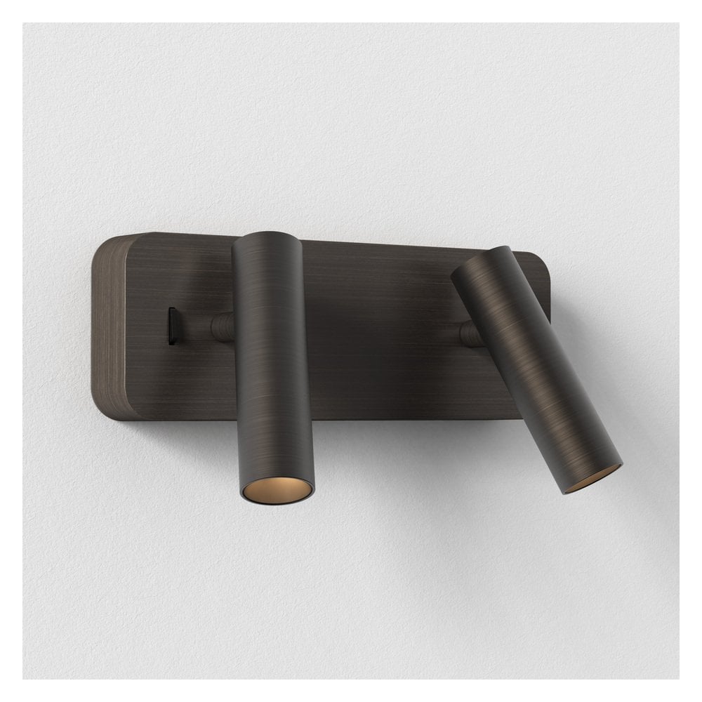 Bronze Enna Twin Wall Light with Integrated LED